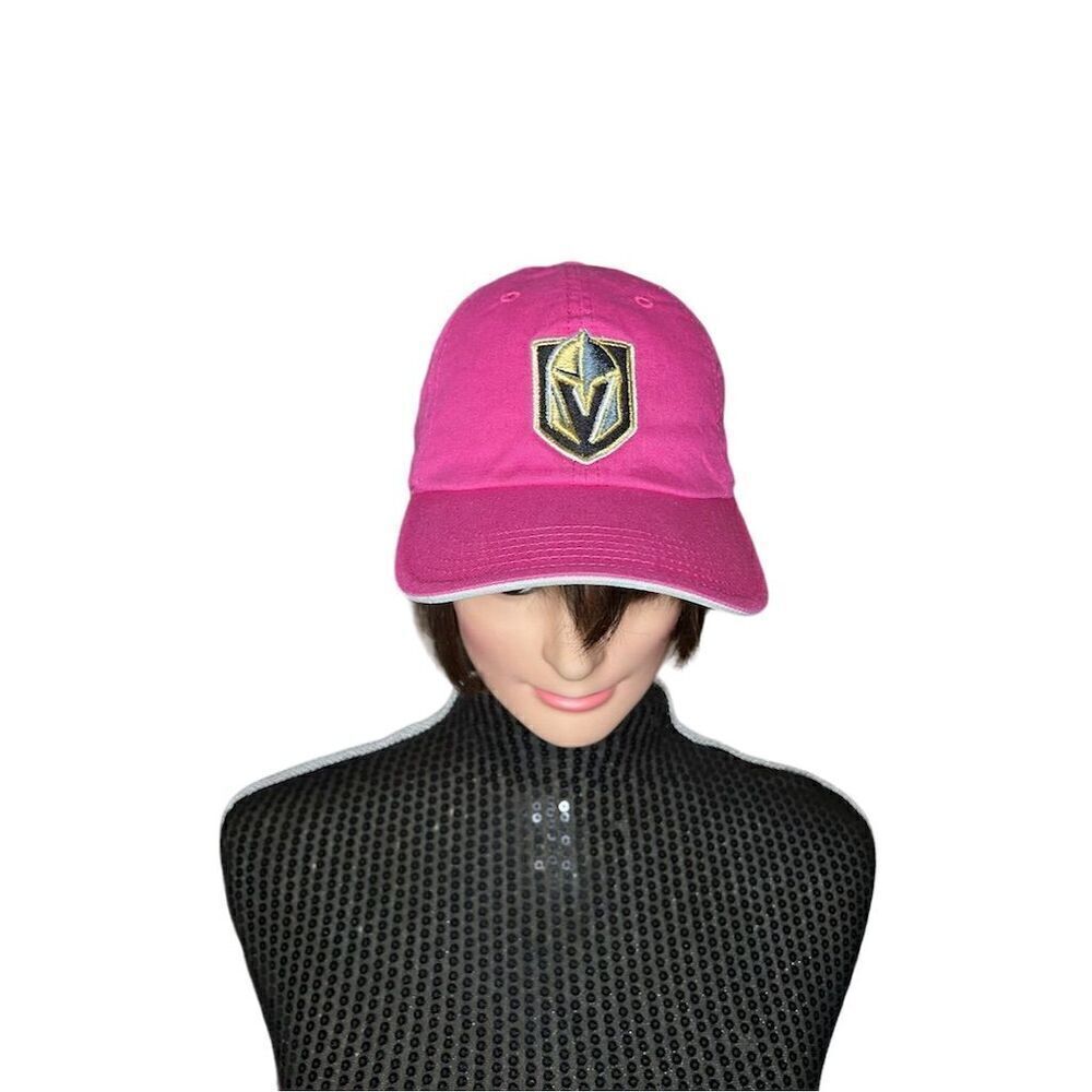 Vegas Golden Knights Youth Pink Adjustable Hat NHL Hockey Cap
